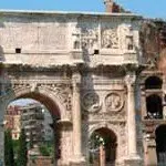 Tren Roma Arco de Constantino