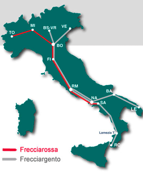 Rutas Frecciargento
