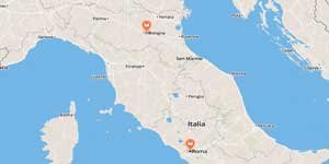 Tren Roma Bolonia Mapa