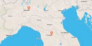 Tren Milan Florencia